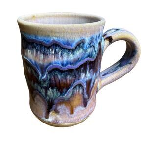 Mark Arne Ceramics Pottery Mug Coffee Tea Glazed Stoneware Route 66 Flagstaff AZ